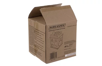 Drevená zmyslová a vzdelávacia kocka