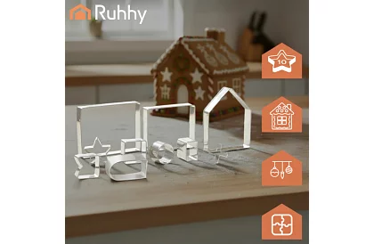 Sada vykrajovačiek na perníkovú chalúpku