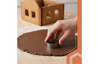 Sada vykrajovačiek na perníkovú chalúpku