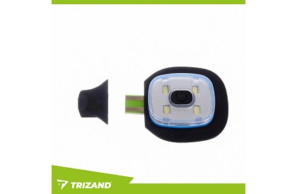 Dvouvrstvová zimná čiapka s LED svietidlom - čierna