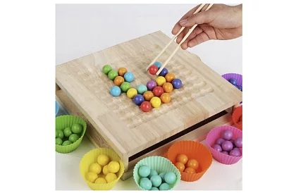 Drevená hra 2v1 – farma