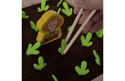 Drevená hra 2v1 – farma