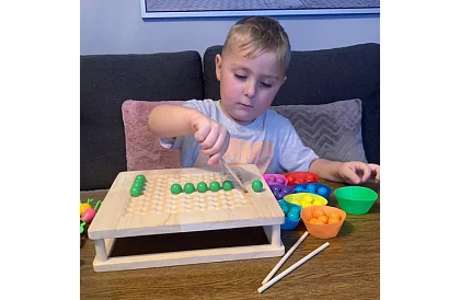 Drevená hra 2v1 – farma