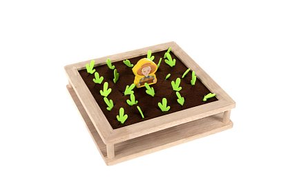 Drevená hra 2v1 – farma