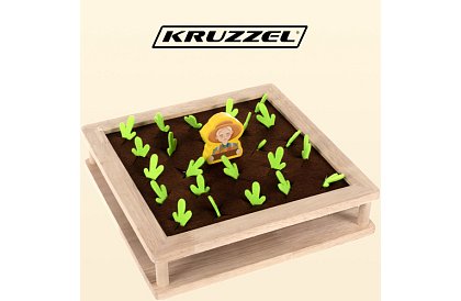 Drevená hra 2v1 – farma