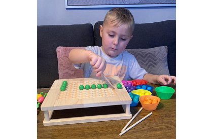 Drevená hra 2v1 – farma