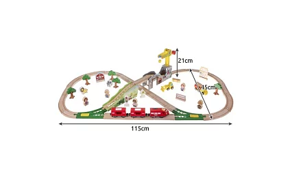 Drevená železnica - vláčkodráha 3,2 m