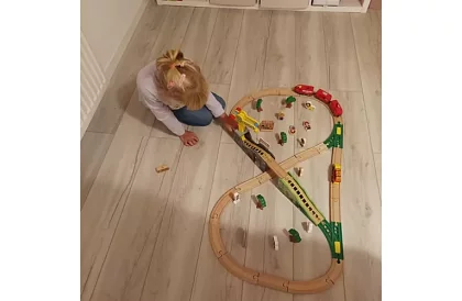 Drevená železnica - vláčkodráha 3,2 m