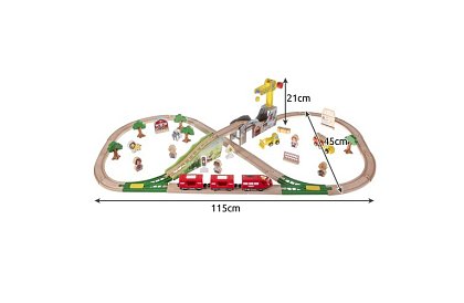 Drevená železnica - vláčkodráha 3,2 m
