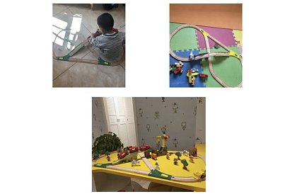 Drevená železnica - vláčkodráha 3,2 m