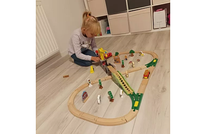 Drevená železnica - vláčkodráha 3,2 m