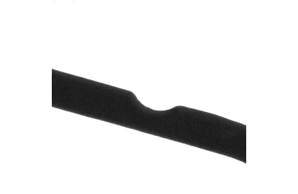 Sametové ramínka na oděvy - 20 ks - čierne