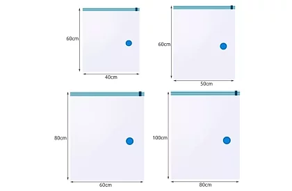 Sada vakuových vreciek – 4 veľkosti – 10 ks