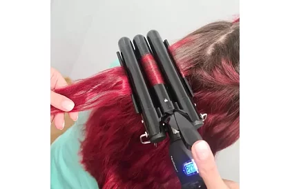 Keramická trojkulma – Trio Curl s LCD displejom