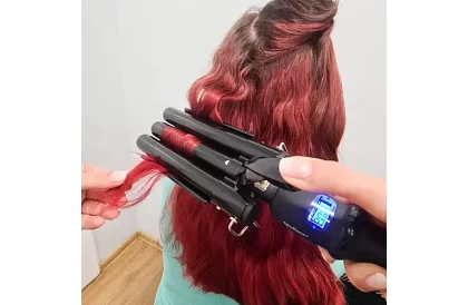 Keramická trojkulma – Trio Curl s LCD displejom