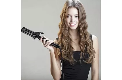 Keramická trojkulma – Trio Curl s LCD displejom