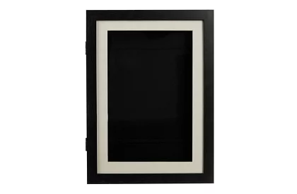 Umělecký otvárací rám na fotky – výkresy A4 - čierny