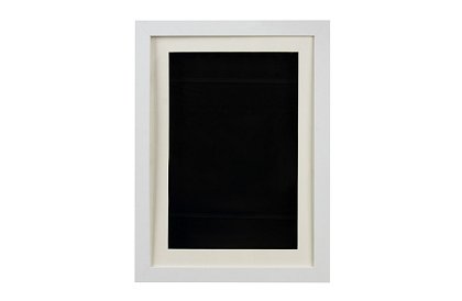 Umělecký otvárací rám na fotky – výkresy A4 - biely