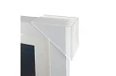 Umělecký otvárací rám na fotky – výkresy A4 - biely