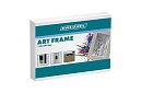 Umělecký otvárací rám na fotky – výkresy A4 - biely