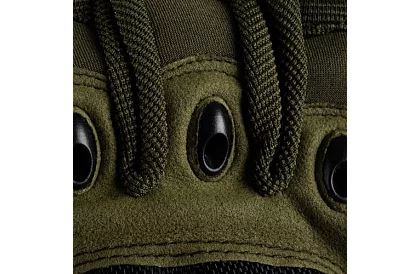 Taktické dotykové rukavice - veľkosť XL - khaki