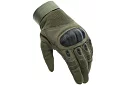 Taktické dotykové rukavice - veľkosť XL - khaki