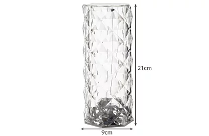 LED dotyková RGB stolná lampa – Diamond Crystal Lamp