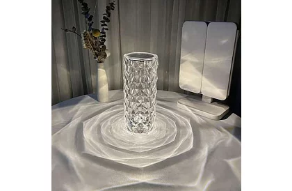 LED dotyková RGB stolná lampa – Diamond Crystal Lamp