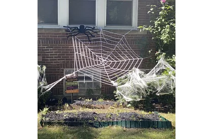 Umelý pavúk obrovský - dekorácia 90 cm