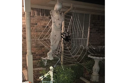 Umelý pavúk obrovský - dekorácia 90 cm