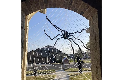 Umelý pavúk obrovský - dekorácia 90 cm