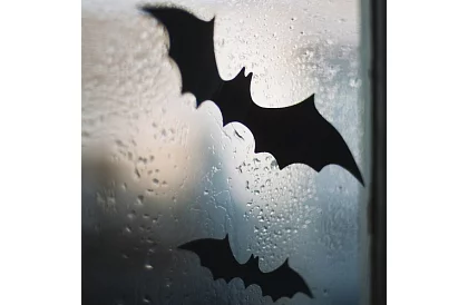 Sada 3 umelých netopierov na Halloween – 47, 37 a 31 cm