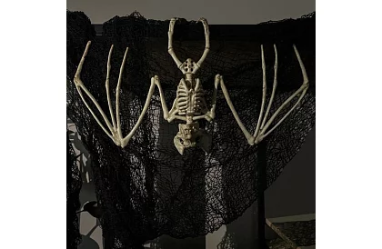 Kostra netopiera 30 cm - halloweenská dekorácia