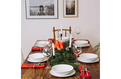 Dekoratívny vianočný veniec - 60cm