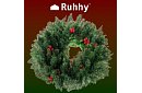 Dekoratívny vianočný veniec - 60cm