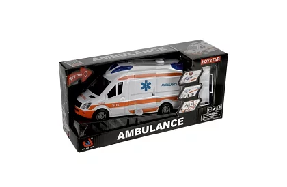 Sanitka – ambulance so zvukovou a svetelnou signalizáciou