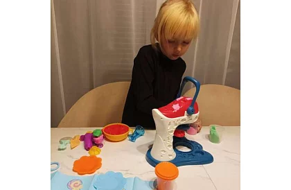 Detský kuchynský robot na plastelínu