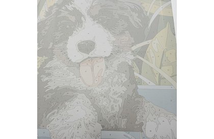Malovanie podľa čísel - pes - 40x30 cm