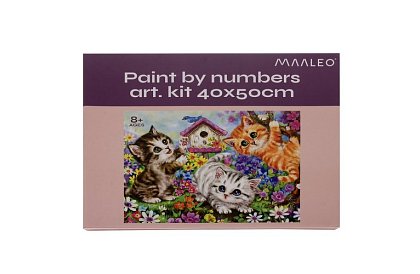 Malovanie podľa čísel - mačky - 40x50 cm