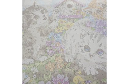 Malovanie podľa čísel - mačky - 40x50 cm