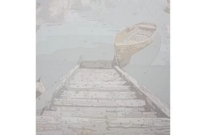 Malovanie podľa čísel - horská krajina - 40x50 cm