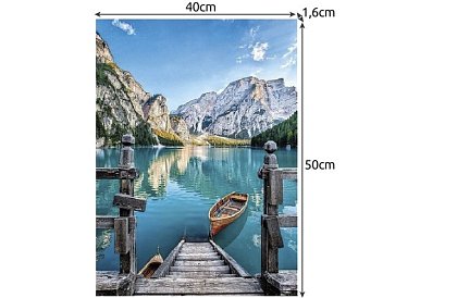 Malovanie podľa čísel - horská krajina - 40x50 cm