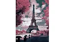 Malovanie podľa čísel - Eiffelova veža - 40x50 cm