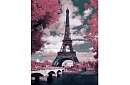 Malovanie podľa čísel - Eiffelova veža - 40x50 cm