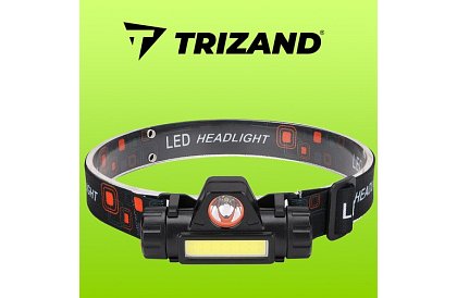 LED čelovka COB LED a CREE LED – 4v1