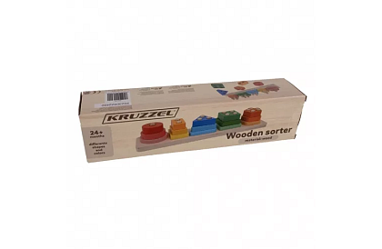 Drevený triedič tvarov - skladačka
