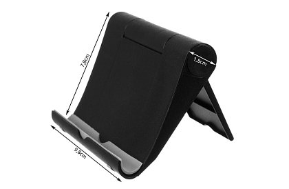 Stolný držiak telefónu – čierny