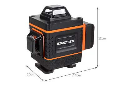 4D laserová vodováha 360° – 16 línií – zelený nivelačný laser