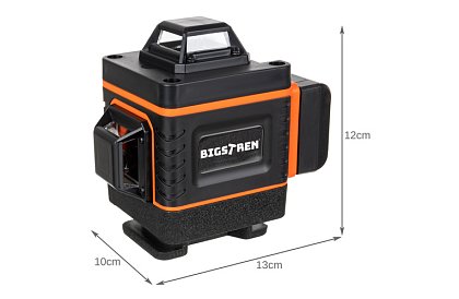 4D laserová vodováha 360° – 16 línií – zelený nivelačný laser