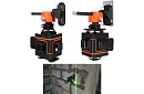 4D laserová vodováha 360° – 16 línií – zelený nivelačný laser